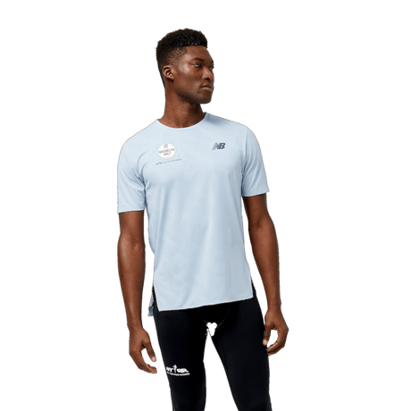 New Balance Men's RBC Brooklyn Half Q Speed Jacquard Short Sleeve New Balance