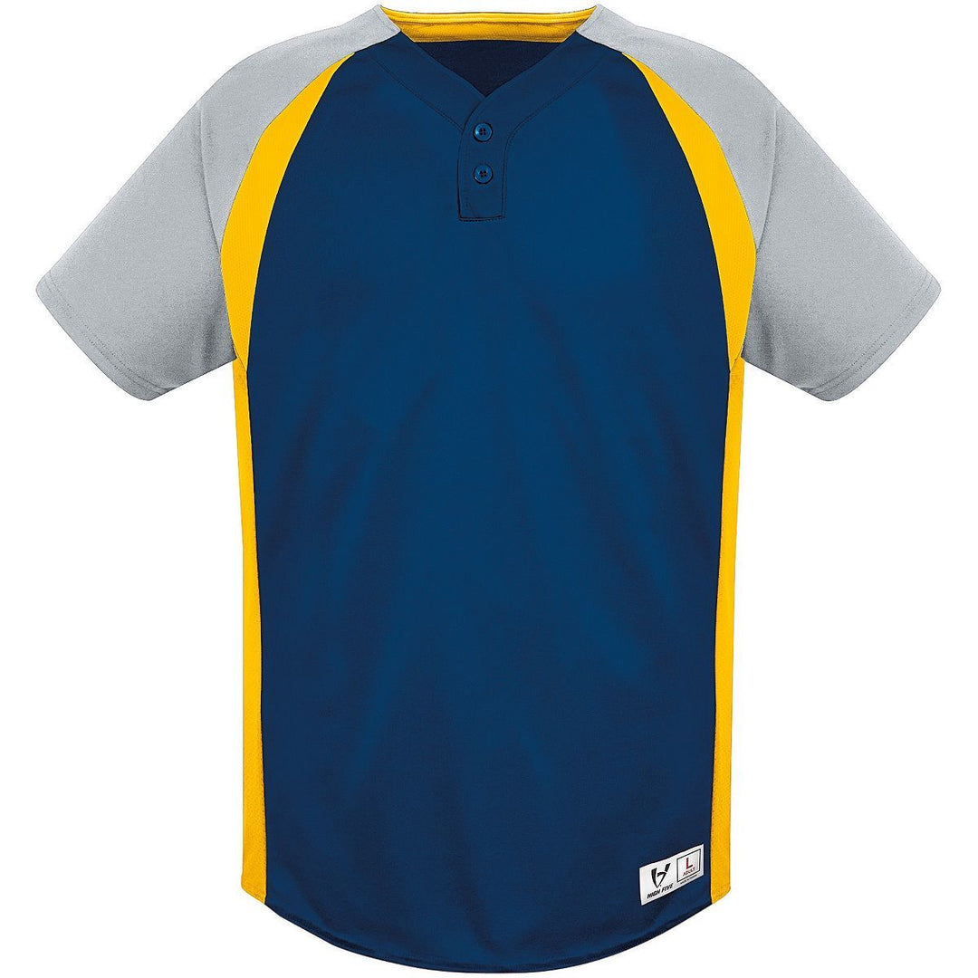 High Five Adult Gravity Two-Button Baseball Jersey High Five