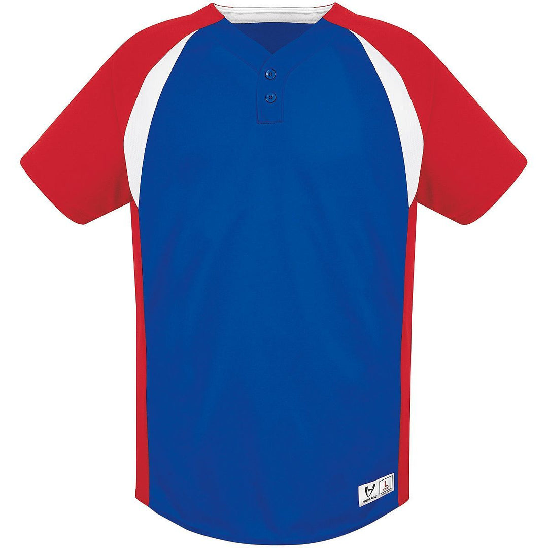 High Five Adult Gravity Two-Button Baseball Jersey High Five