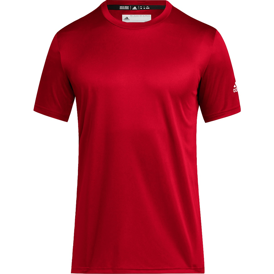 Adidas Men s Clima Tech Tee Shirt Red 2XL