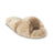 Lemon Women's Watercolor Faux Fur Slide Slippers Lemon