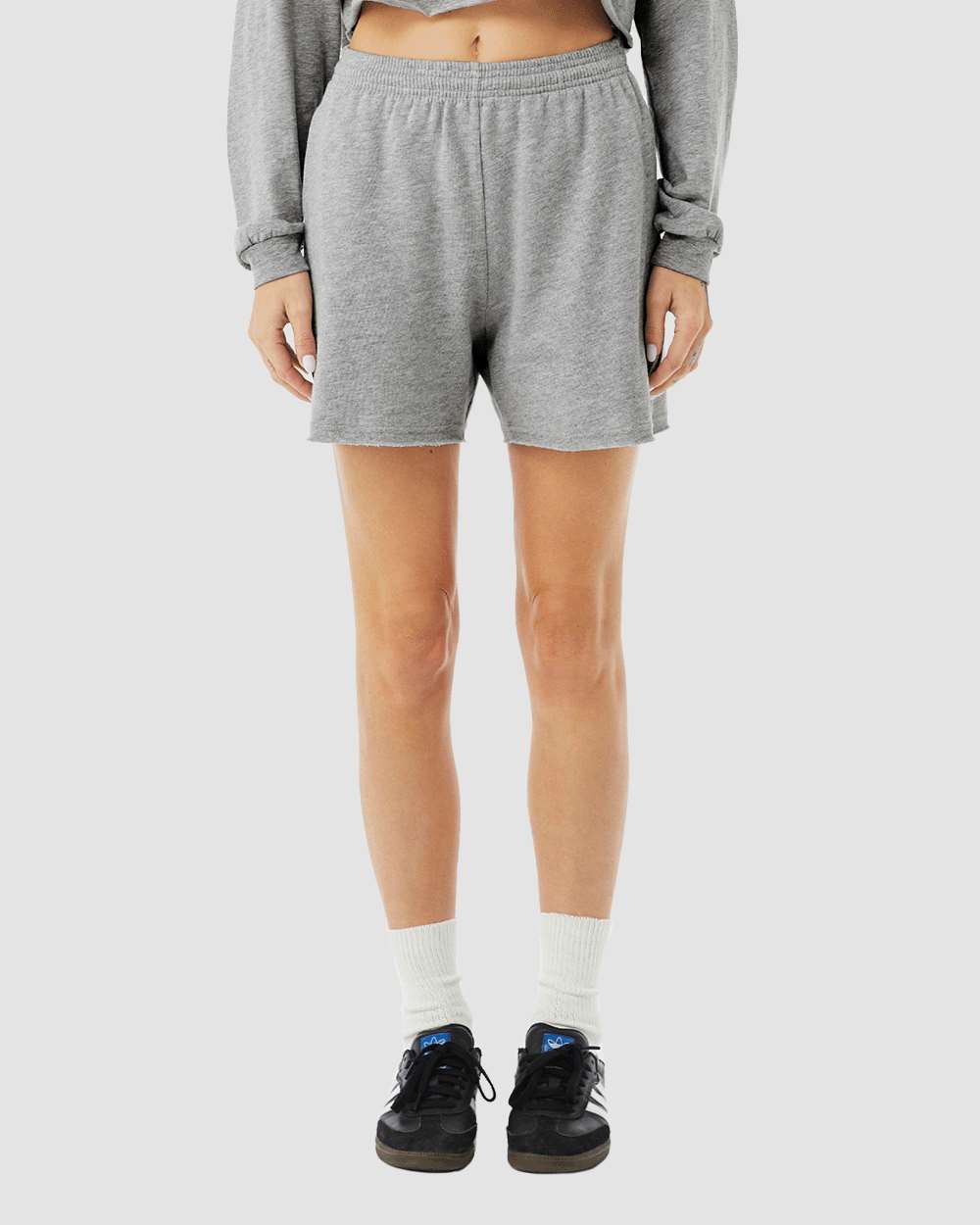 BELLA + CANVAS Women's Cutoff Fleece Shorts