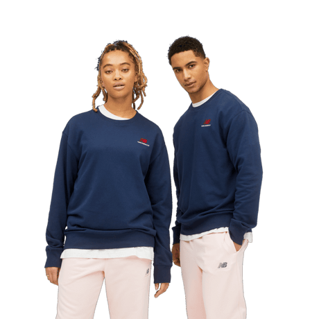 New Balance Uni-ssentials French Terry Crewneck Sweatshirt Womens Apparel Sweatshirts & Fleece