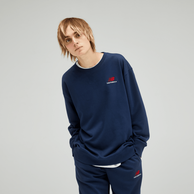 New Balance Uni-ssentials French Terry Crewneck Sweatshirt Womens Apparel Sweatshirts & Fleece