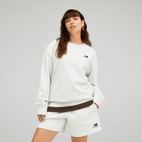 New Balance Uni-ssentials French Terry Crewneck Sweatshirt Womens Apparel Sweatshirts & Fleece