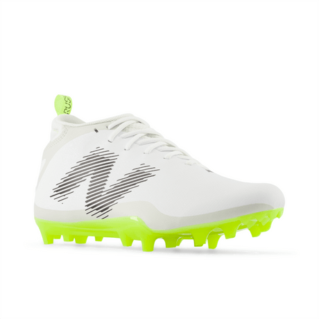 New Balance Men's Rush V4 Mid Lacrosse Cleat - RUSHMWT4 Lacrosse Footwear Adult