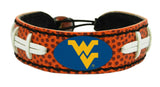 Gamewear West Virginia Mountaineers Classic Football Bracelet Fan Gear NCAA West Virginia Mountaineers