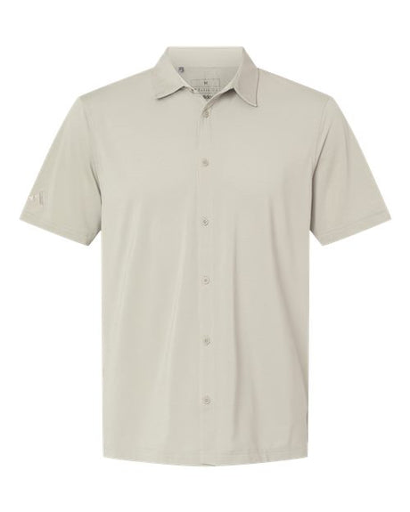 adidas Men's Button Down Short Sleeve Shirt Adidas