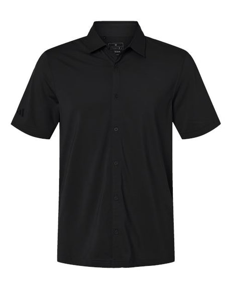 adidas Men's Button Down Short Sleeve Shirt Adidas