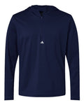 adidas Men's Lightweight Performance Quarter-Zip Hooded Pullover Adidas