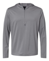 adidas Men's Lightweight Performance Quarter-Zip Hooded Pullover Adidas