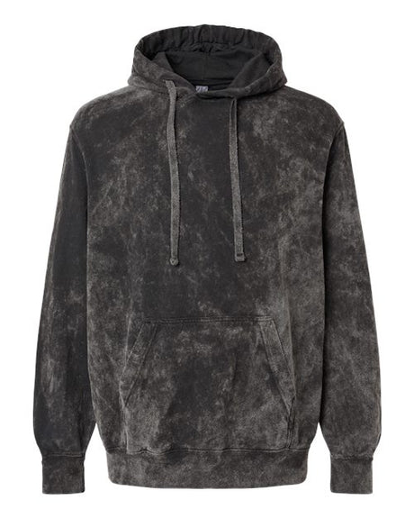 Dyenomite Men's Premium Fleece Mineral Wash Hooded Sweatshirt Dyenomite