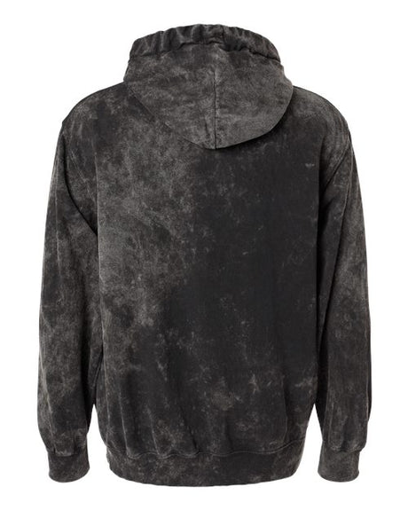 Dyenomite Men's Premium Fleece Mineral Wash Hooded Sweatshirt Dyenomite