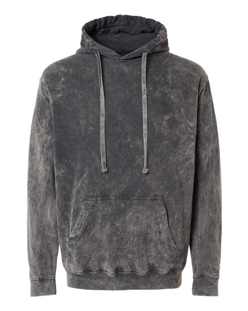 Dyenomite Men's Premium Fleece Mineral Wash Hooded Sweatshirt Dyenomite