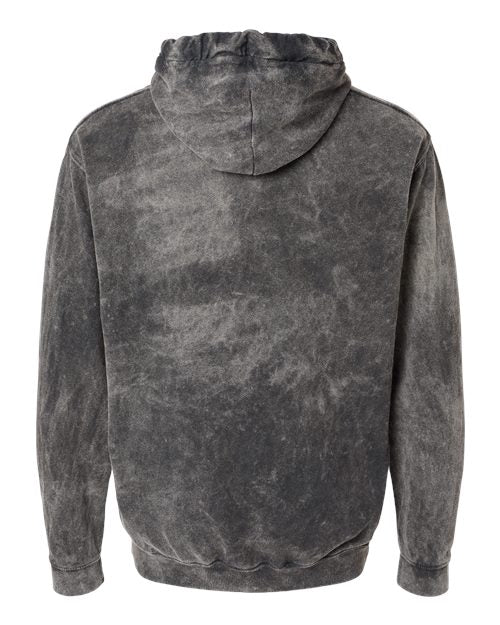 Dyenomite Men's Premium Fleece Mineral Wash Hooded Sweatshirt Dyenomite