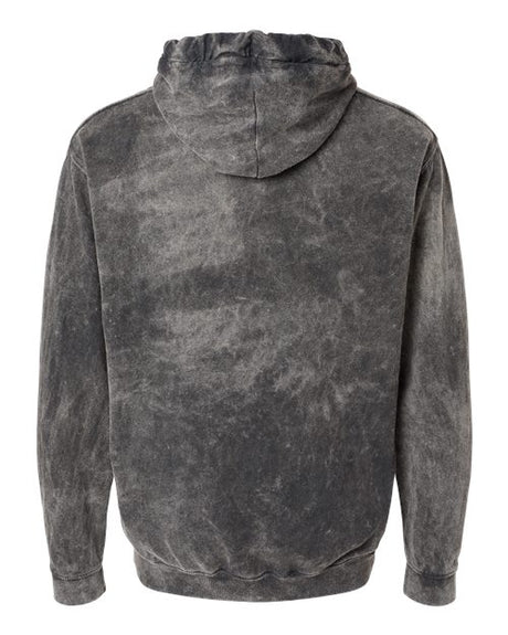 Dyenomite Men's Premium Fleece Mineral Wash Hooded Sweatshirt Dyenomite