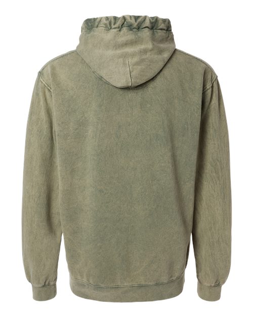 Dyenomite Men's Premium Fleece Mineral Wash Hooded Sweatshirt Dyenomite