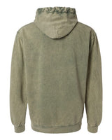 Dyenomite Men's Premium Fleece Mineral Wash Hooded Sweatshirt Dyenomite