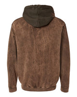 Dyenomite Men's Premium Fleece Mineral Wash Hooded Sweatshirt Dyenomite