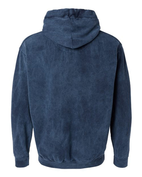 Dyenomite Men's Premium Fleece Mineral Wash Hooded Sweatshirt Dyenomite