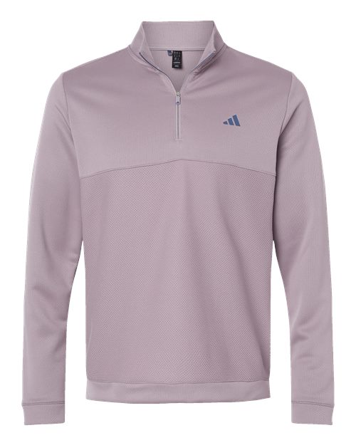 adidas Men's Ultimate365 Textured Quarter-Zip Pullover Adidas
