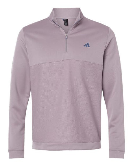 adidas Men's Ultimate365 Textured Quarter-Zip Pullover Adidas