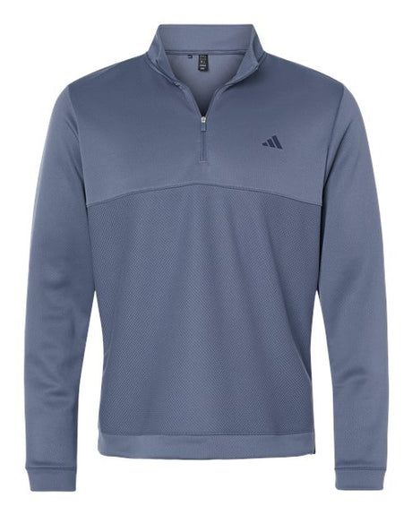 adidas Men's Ultimate365 Textured Quarter-Zip Pullover Adidas