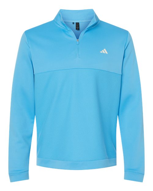adidas Men's Ultimate365 Textured Quarter-Zip Pullover Adidas