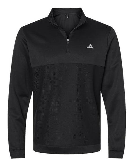 adidas Men's Ultimate365 Textured Quarter-Zip Pullover Adidas