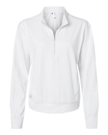 adidas Women's Ultimate365 Textured Quarter-Zip Pullover Adidas