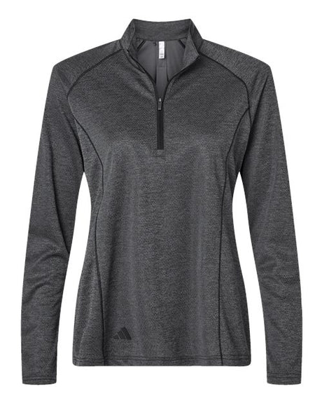 adidas Women's Space Dyed Quarter-Zip Pullover Adidas