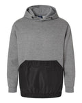 MV Sport Men's Mixed Media Hooded Sweatshirt MV Sport