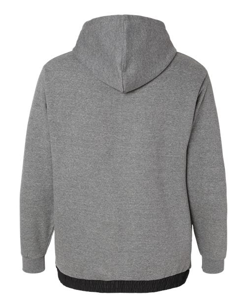 MV Sport Men's Mixed Media Hooded Sweatshirt MV Sport