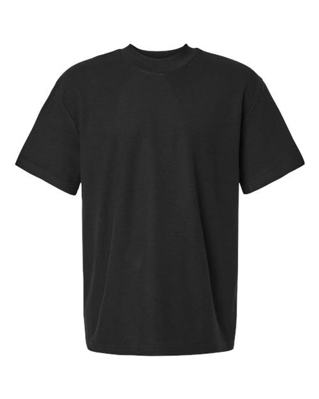 American Women's Apparel Pique Mockneck Tee American Apparel