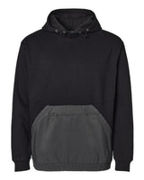 MV Sport Men's Mixed Media Hooded Sweatshirt MV Sport