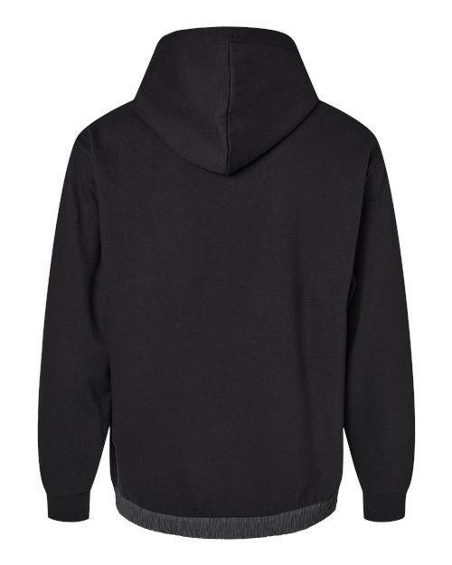 MV Sport Men's Mixed Media Hooded Sweatshirt MV Sport