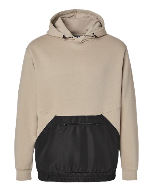 MV Sport Men's Mixed Media Hooded Sweatshirt MV Sport