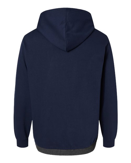 MV Sport Men's Mixed Media Hooded Sweatshirt MV Sport