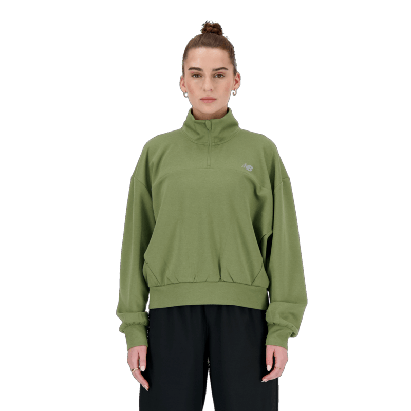 New Balance Women's Tech Knit Oversized Quarter Zip New Balance