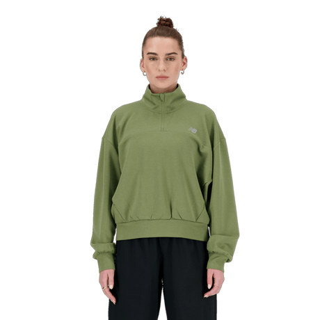 New Balance Women's Tech Knit Oversized Quarter Zip New Balance