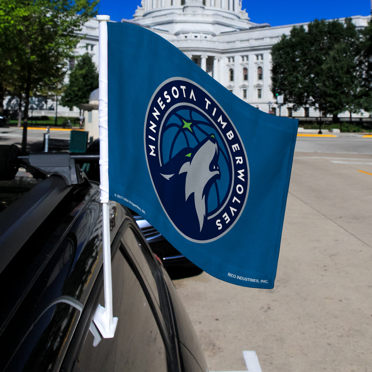 NBA Minnesota Timberwolves Car Flag Fan Gear NBA Minnesota Timberwolves