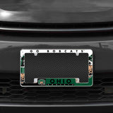 NCAA Ohio Bobcats All Over Chrome Frame Fan Gear NCAA Ohio Bobcats