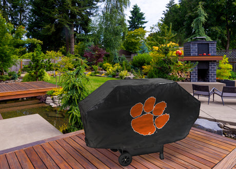 NCAA Clemson Tigers Grill Cover Deluxe Vinyl Fan Gear NCAA Clemson Tigers