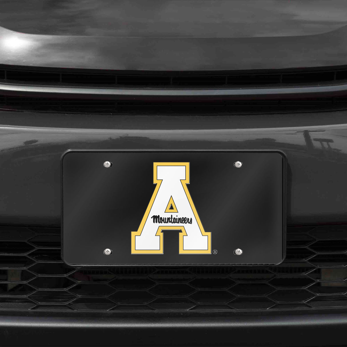 NCAA Appalachian State Mountaineers Laser Cut Automobile Tag Fan Gear NCAA Appalachian State Mountaineers