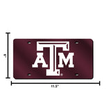 NCAA Texas A&M Aggies Laser Cut Automobile Tag Fan Gear NCAA Texas A&M Aggies