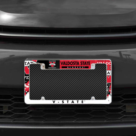 NCAA Valdosta State Blazers All Over Chrome Frame Fan Gear NCAA Valdosta State Blazers