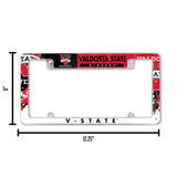 NCAA Valdosta State Blazers All Over Chrome Frame Fan Gear NCAA Valdosta State Blazers