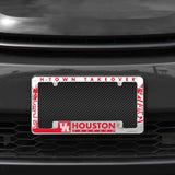 NCAA Houston Cougars All Over Chrome Frame Fan Gear NCAA Houston Cougars