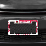 NCAA Louisville Cardinals All Over Chrome Frame Fan Gear NCAA Louisville Cardinals