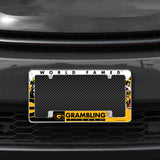NCAA Grambling State Tigers All Over Chrome Frame Fan Gear NCAA Grambling State Tigers